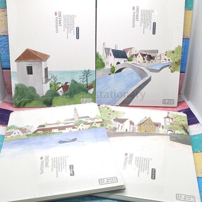 

Big Sale Sketch book A4 Buku Gambar Motif Rumah .
