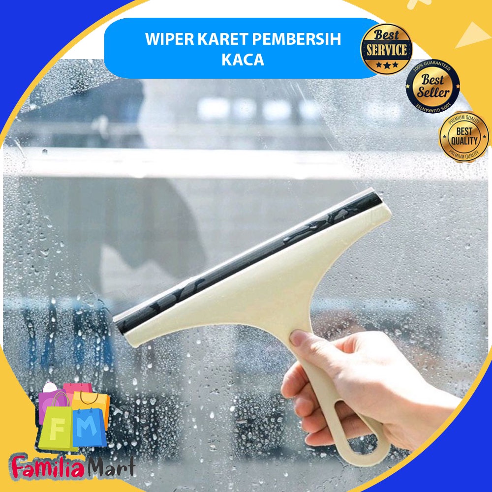 WIPER KARET PEMBERSIH KACA CERMIN JENDELA MOBIL RUMAH WINDOW CLEANER