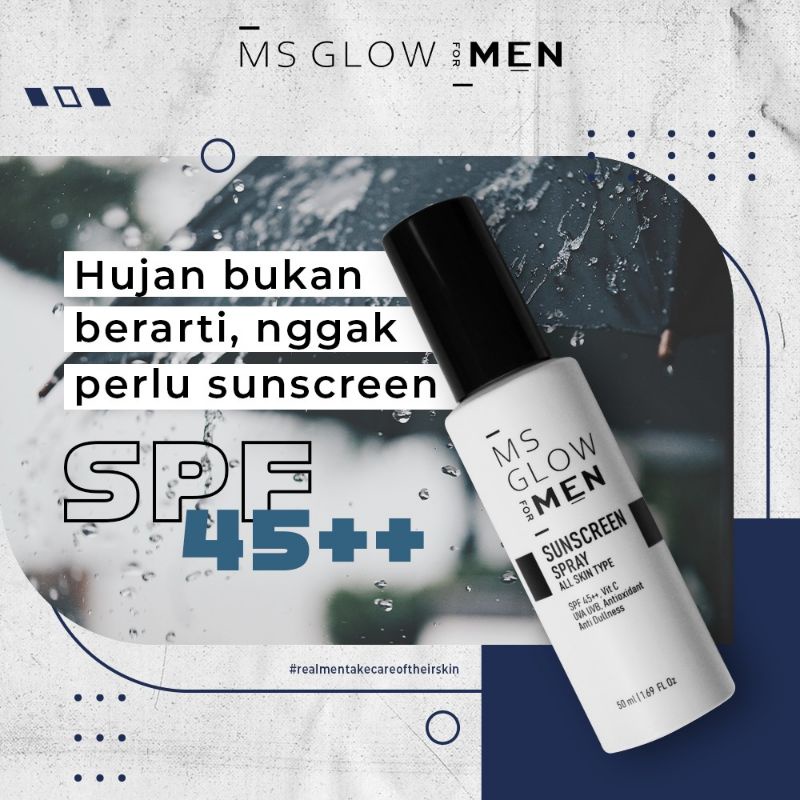 Sunscreen Ms Glow Men/ MS Glow For Men