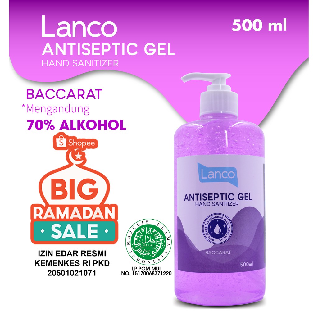 Hand Sanitizer Antiseptic  500 ml KHUSUS Grosir