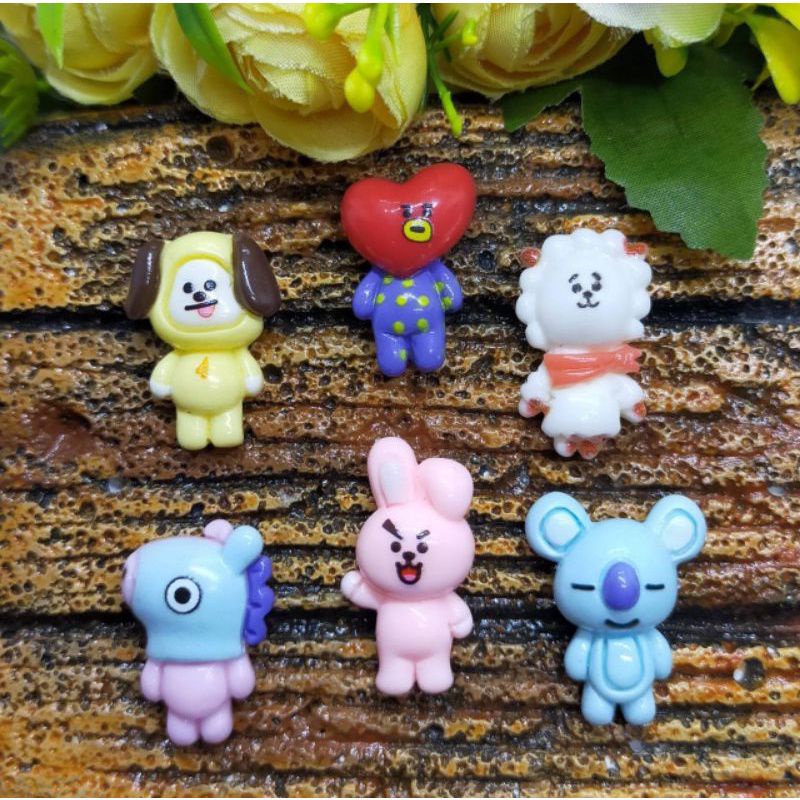 Clay Karakter BTS Clay Resin Karakter BTS Clay Resin Premium Clay Tempel Karakter