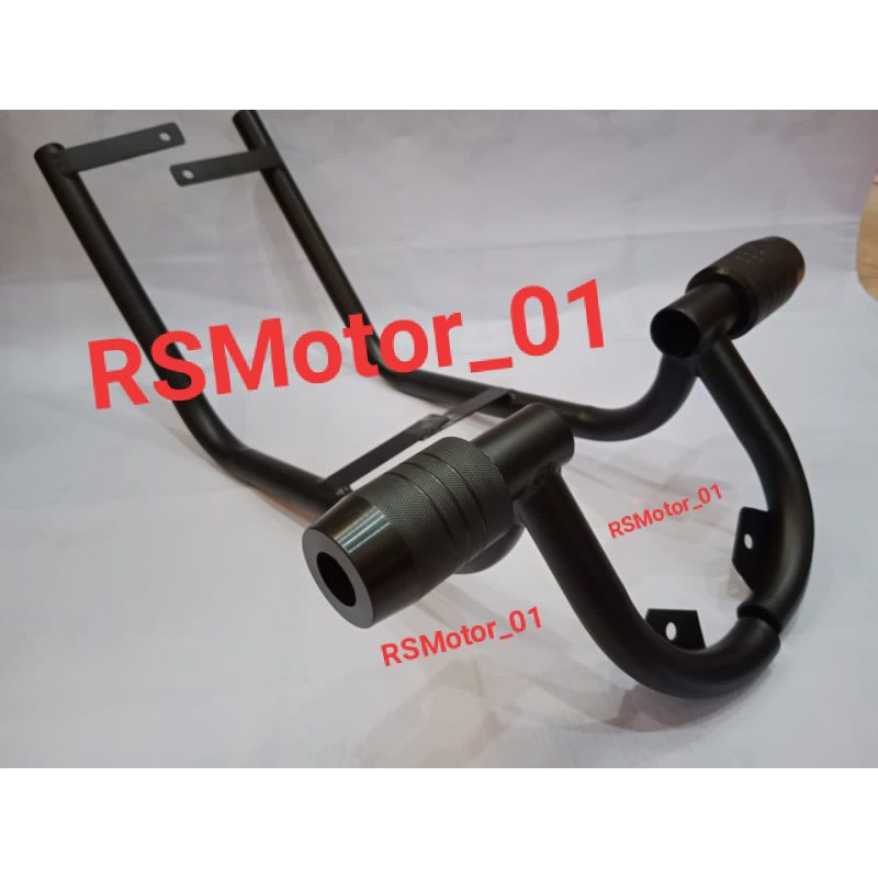 TUBULAR CRASHBAR HONDA ADV 150 / CRASHBAR ADV150 + JALU FRAME