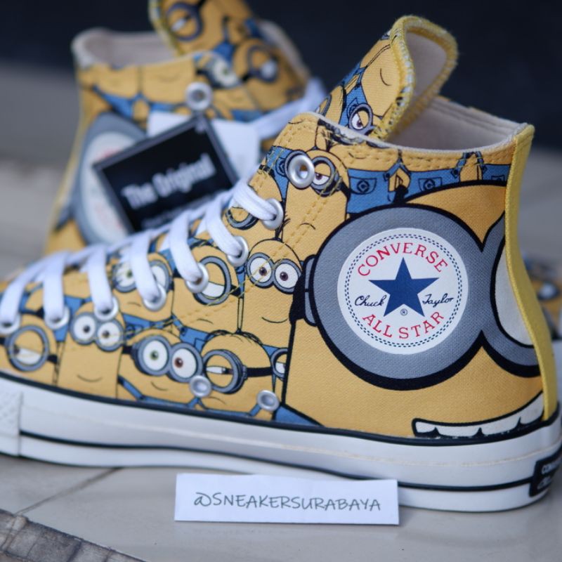 Minions x Converse All Star 100 Chuck Taylor Hi