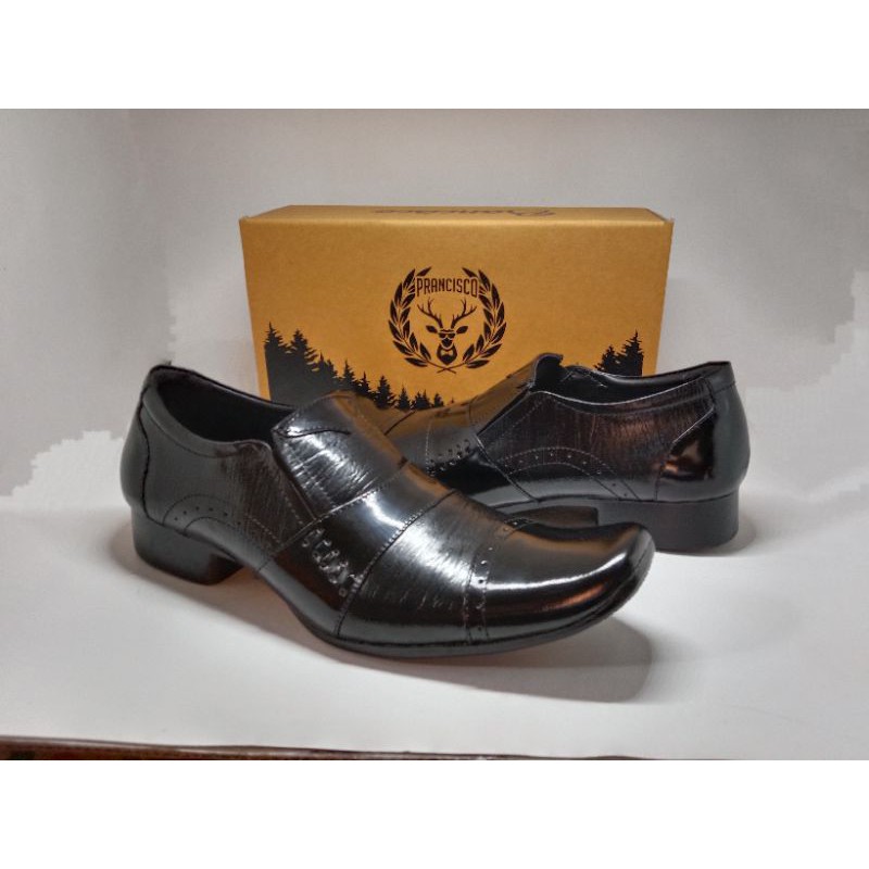 sepatu pantofel pria formal bahan kulit asli original leather PRANCISCO