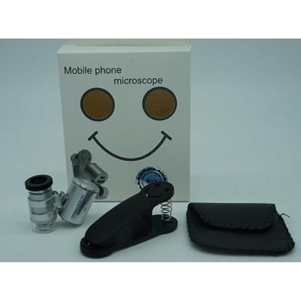 Lensa Mikroskop Digital 60x + Led for smartphone, zoomnya mantep