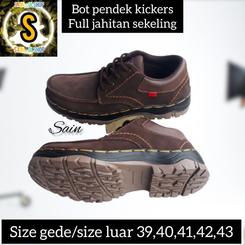 sepatu boots pria, sepatu boots Kickers pria