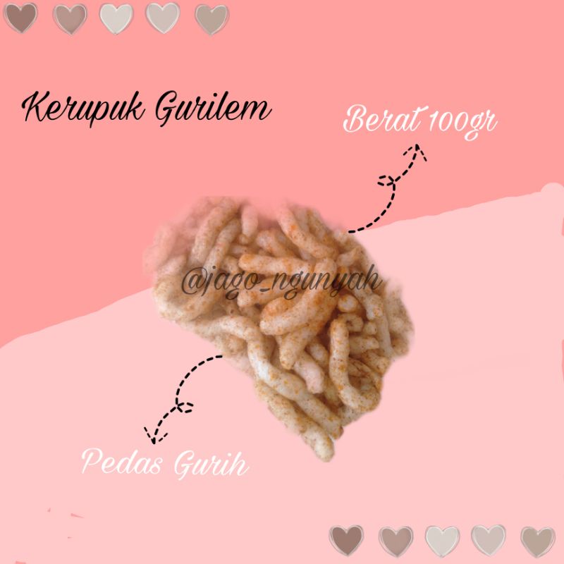 

KERUPUK GURILEM 100gr