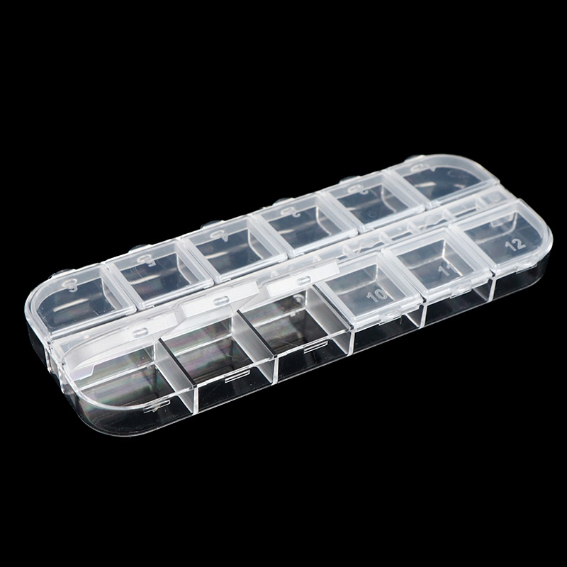 [FULL] 1PC Dental Storage Box 12 Container Dental Orthodontic Brackets Bands Parts Case