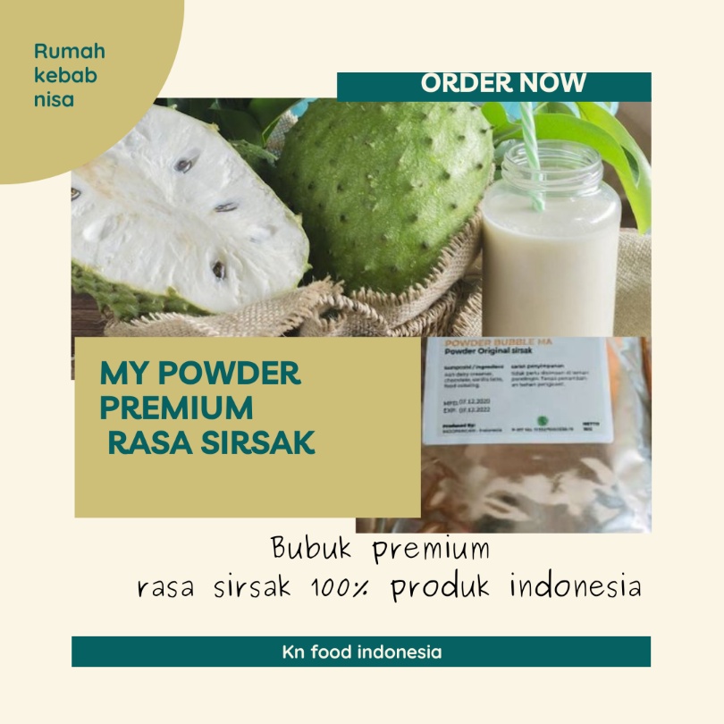 

Sirsak Powder premium - 1 kg