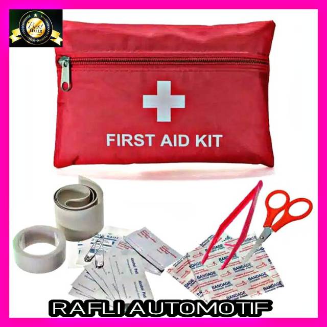 Perlengkapan Medis Darurat Mobil Kotak Obat P3K First Aid Kit