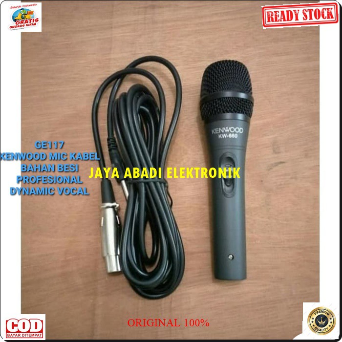 G117 Kenwood Microphone BESI cable mic kabel mik profesional pro mikrophone karaoke musik music audio sistem sound system vokal vocal panggung dj studio G117  BISA DIGUNAKAN KE SEGALA ALAT AUDIO  BAHAN BESI  TIDAK PAKE BATERAI LANGSUNG COLOK UDH BISA NYAL