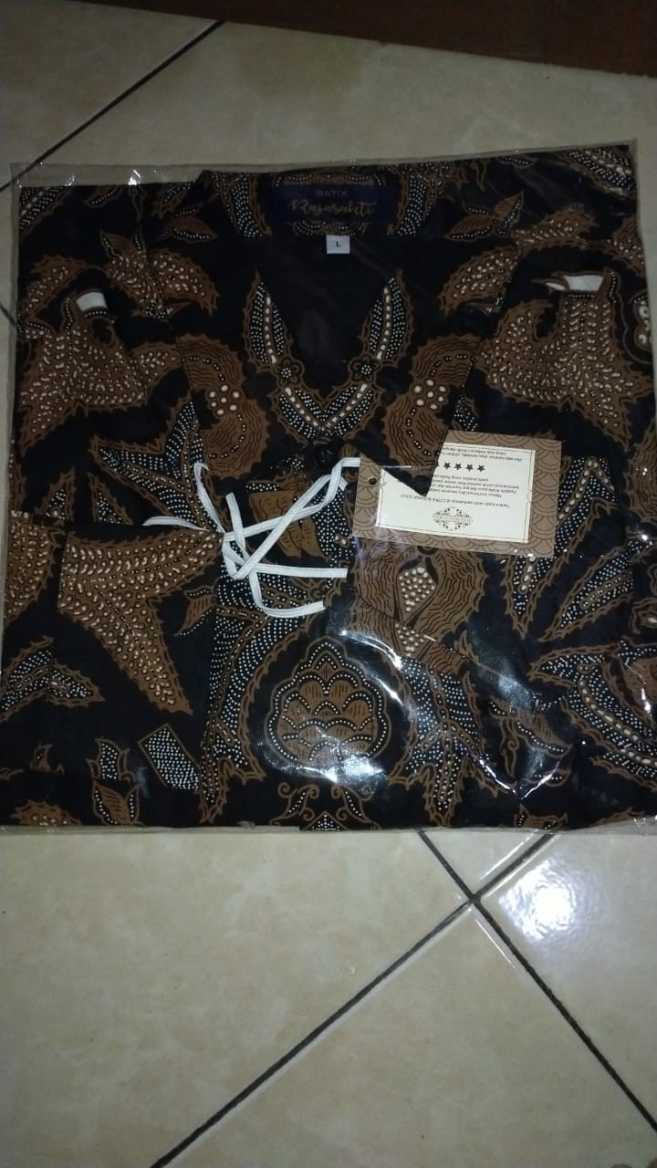 Ardinata Kemeja Batik Pria Full Furing Bahan Katun Sragenan