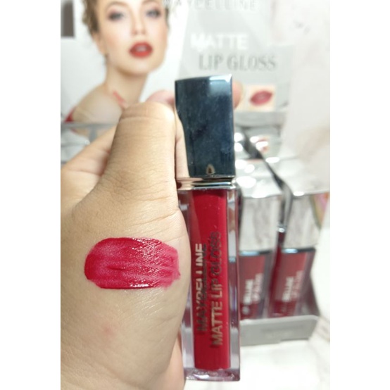 BEST SELLER PER12PCS LIPSTICK | LIP GLOSS  MATTE MAYBELLINE MATTE 24JAM NO.ZG -2265