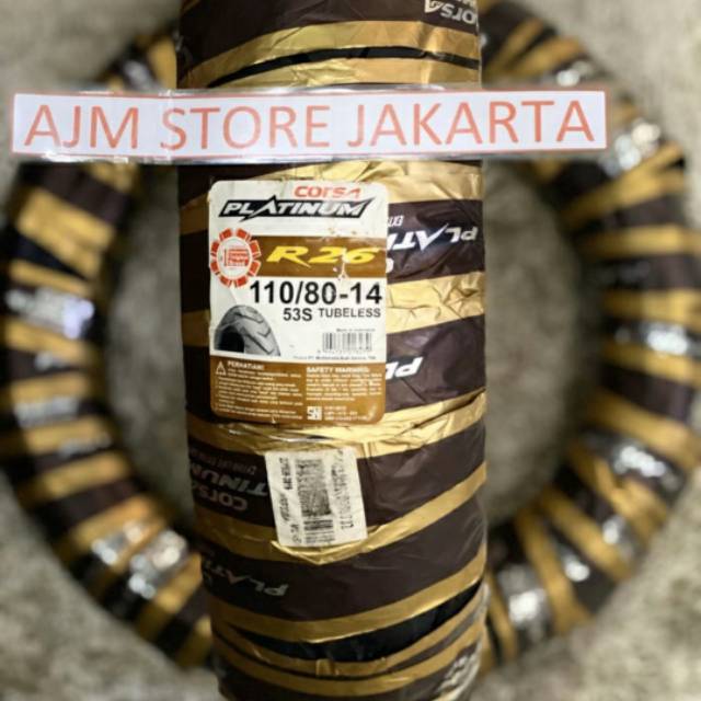 Corsa Platinum R26 110/80-14 Tubeless..