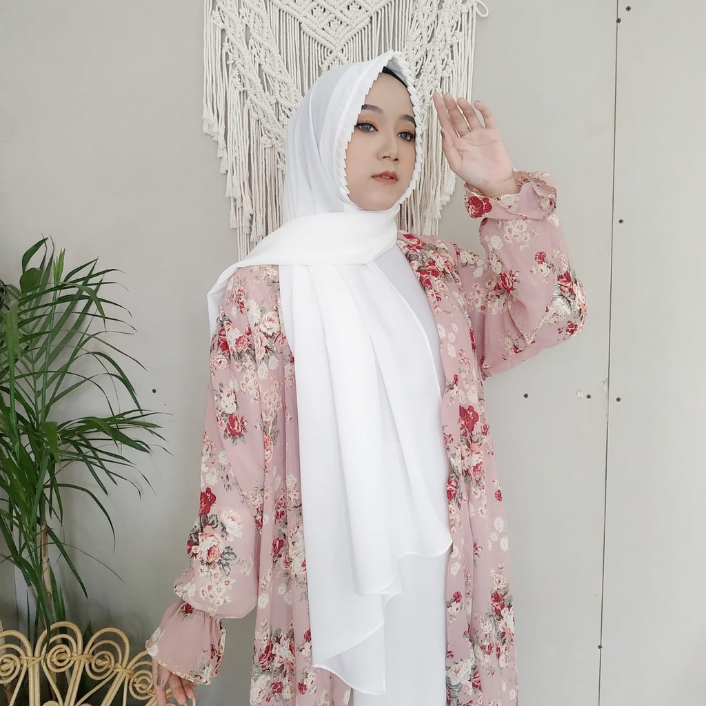 Pashmina Instan Chayra Lipit Pashmina Diamond Instan-CHAYRA BROKENWHITE