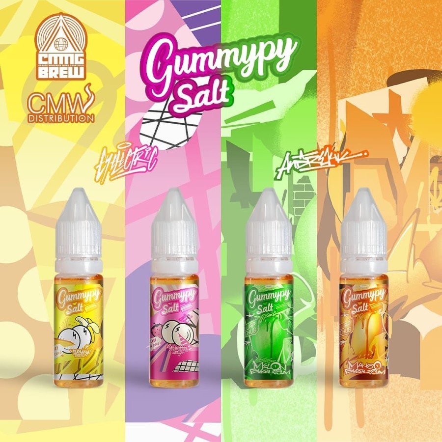 Gummypy Salt Bubblegum Series 15ML by CMMG Brew x CMW