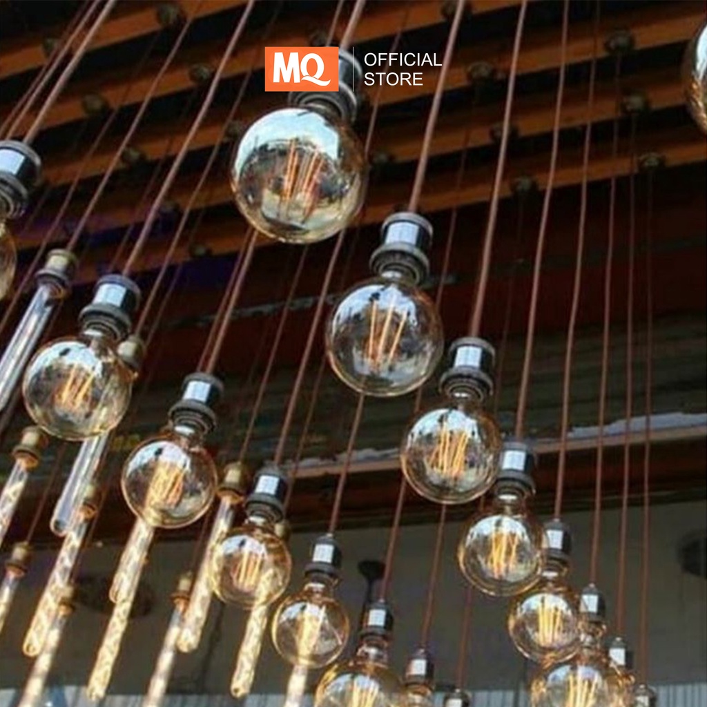 MQ Lampu Bulb LED Filamen Edison Vintage  ST64 4Watt 6Watt TEA Claer Fiting E27 Bohlam led filamen