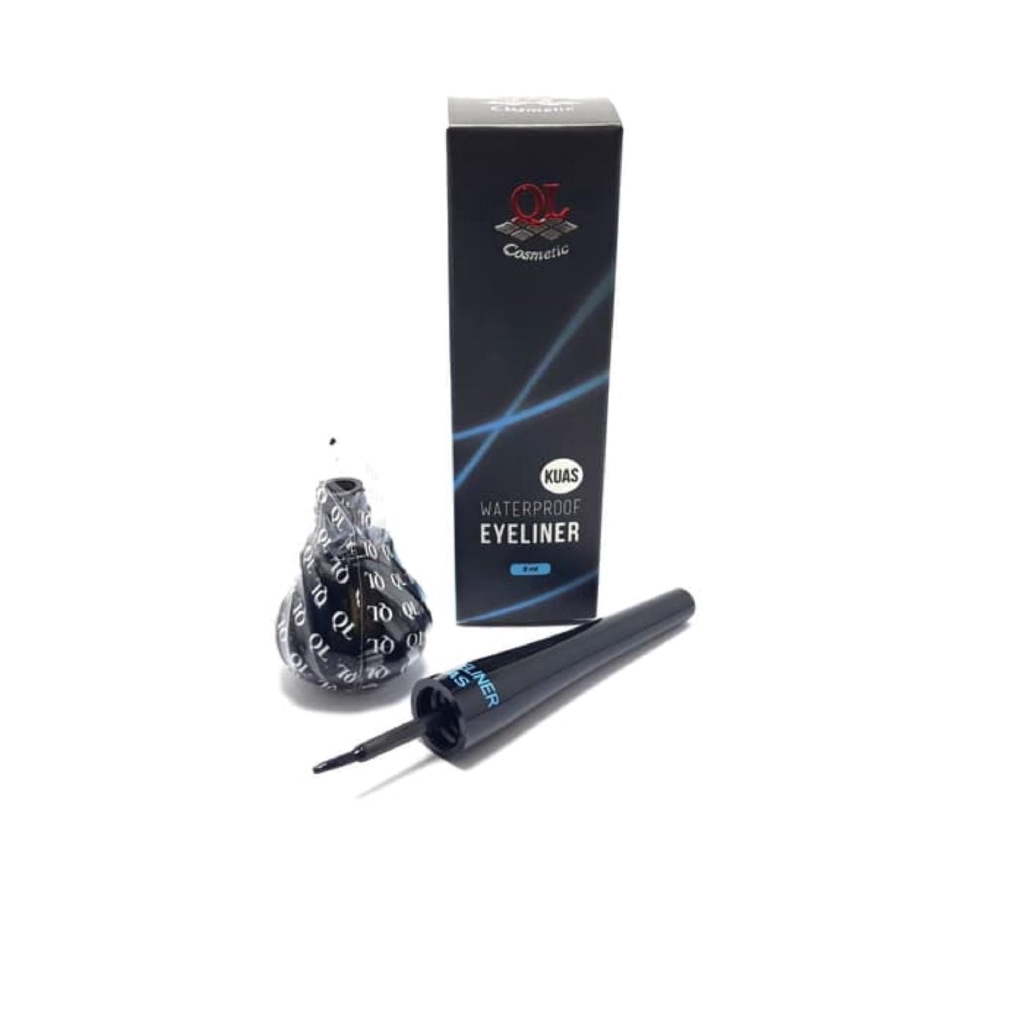 Eyeliner QL Kuas Waterproof Eyeliner QL Cosmetic - KUAS - Black
