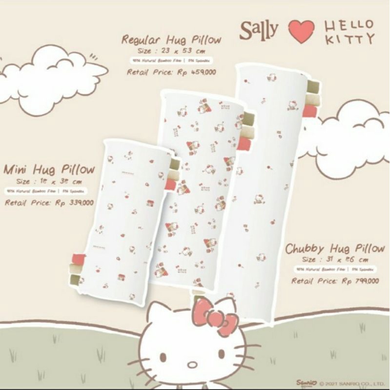 Friend of Sally Hello Kitty Edition Baby Head / Toddler Head / Adult Head / Mini Hug / Reguler Hug / Chubby Hug