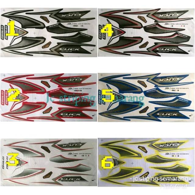 Striping Click 125 Fi Vario 125 lama