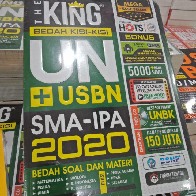 THE KING BEDAH KISI-KISI UN USBN SD - SMP - SMA IPA - SMA IPS - SAINTEK - SOSHUM 2020-THE KING SMA IPA2020