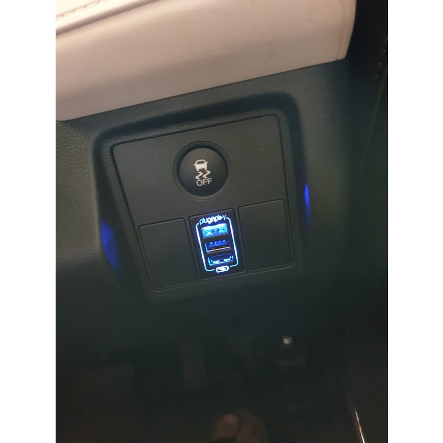 USB CHARGER TOYOTA HONDA SUZUKI MITSUBISHI QUICK CHARGING OTOPROJECT XPANDER ALL NEW LIVINA ALL NEW PAJERO ALL NEW FORTUNER ALL NEW INNOVA ALL NEW RUSH TERIOS ALL NEW CITY HATCHBACK ALL NEW BRV HRV CIVIC TURBO CRV TURBO ALL NEW ERTIGA ALL NEW YARIS BRIO