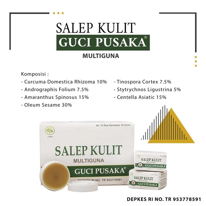 Salep Kulit Multiguna Guci Pusaka ( bekas jerawat, alergi, gatal, flek