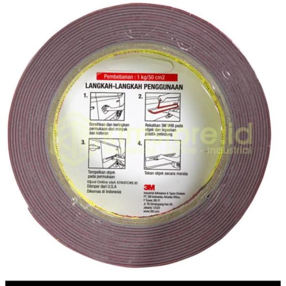 

(Y-EKU} (♫♪} 3M Double Tape VHB 12MM /24MM x 4.5MM ||trending}