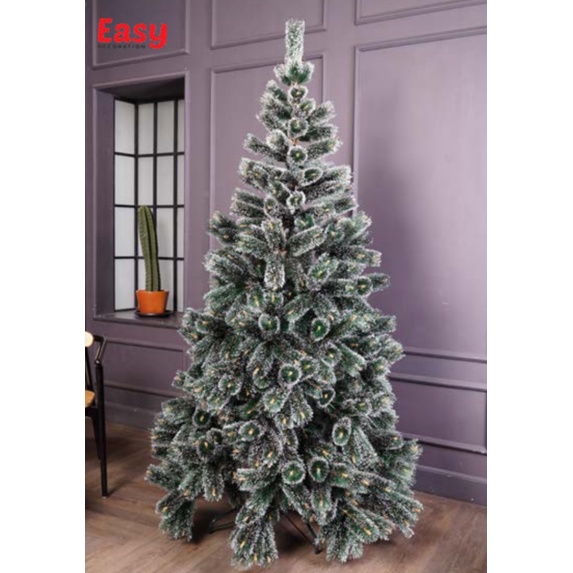 Pohon Natal Salju 1,8 Meter / 6Ft ALASKA RAINBOW PINE TREE