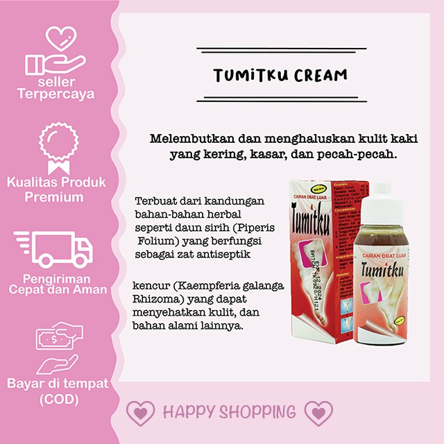 ❤ RATU ❤ Tumitku Cream Pembersih Kaki Pecah Pecah | Tumit Ku 30ml dan 60ml (✔️BPOM)