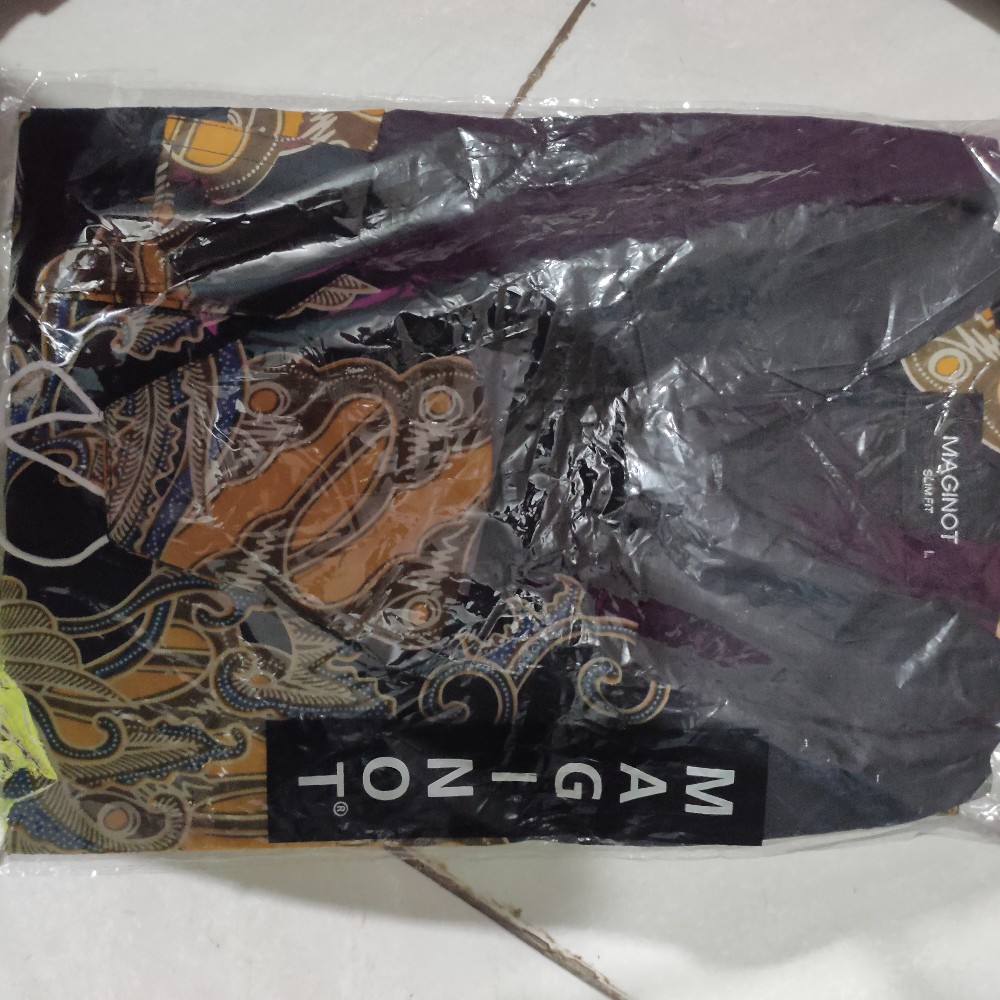 Maginot Kemeja Batik 2.0 Rayana-ls Lengan Panjang Pria + Free Masker