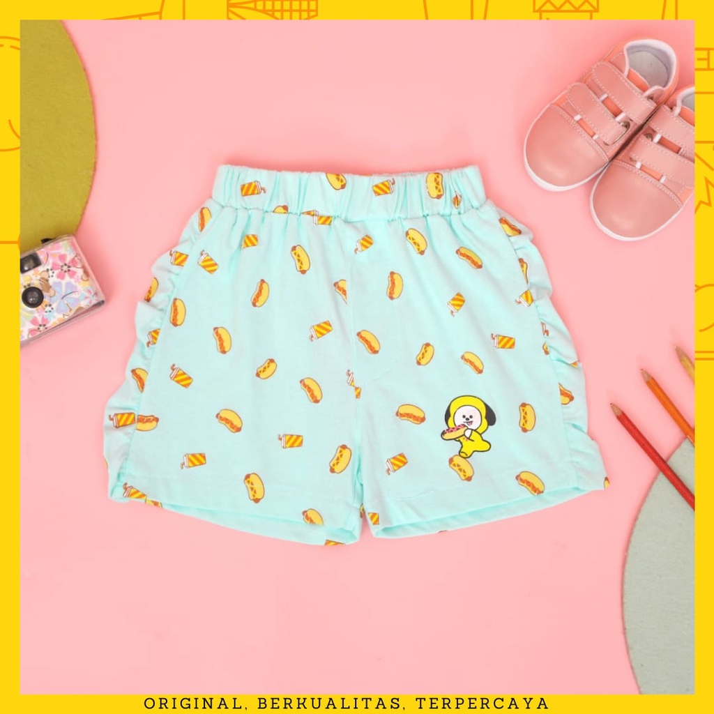 Ruffle Short Pants
