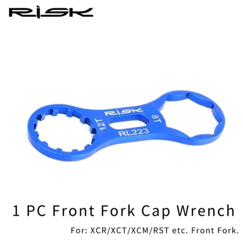 Risk Alat Buka Servis Fork Depan Sr Suntour RST XCT XCM XCR BLAZE OMEGA DLL Pembuka Pasang Lepas perkakas sepeda