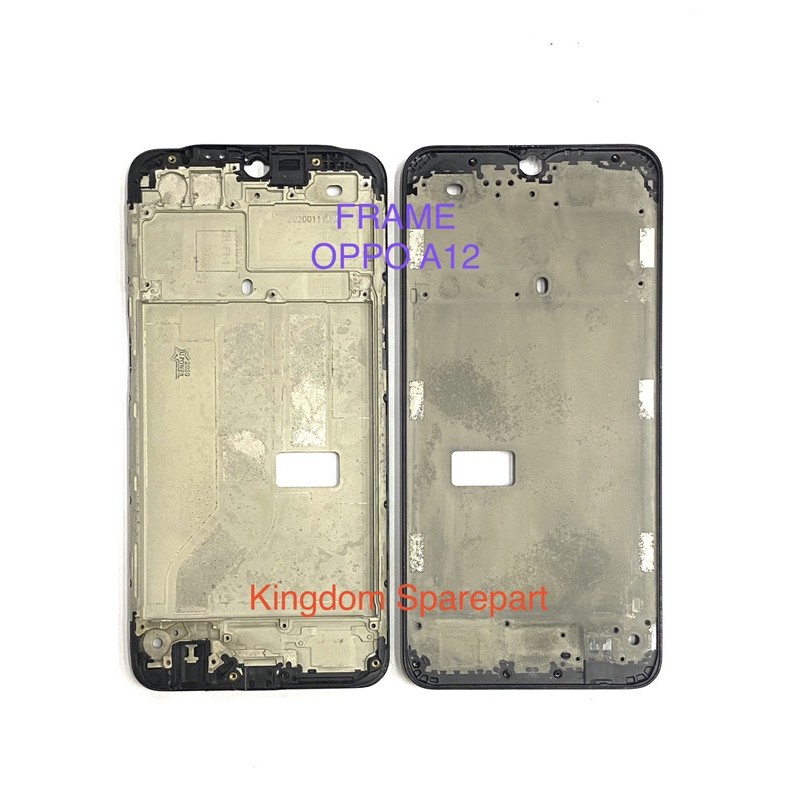 FRAME LCD DUDUKAN LCD TATAKAN LCD TULANG TENGAH OPPO A12 CPH2083 CPH2077