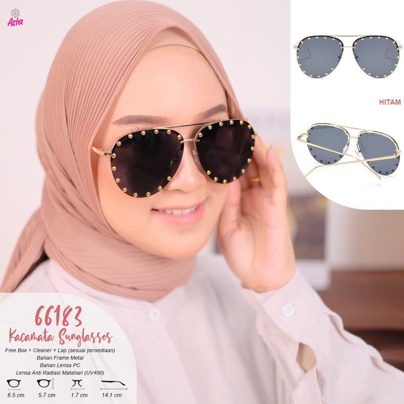 Asta 66183 | Original | Kacamata Wanita Terbaru Kekinian | Kacamata Premium | Kacamata Sunglesses | 