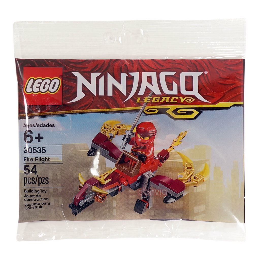 LEGO Ninjago Legacy - 30535 Fire Dragon Set Polybag Building Kid Toy Ninja Kai Movie TV Series Play 