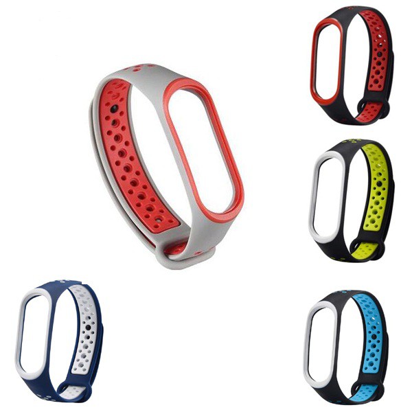 strap xiaomi mi band 3 4 MIX COLOUR tali xiaomi mi band 3 4