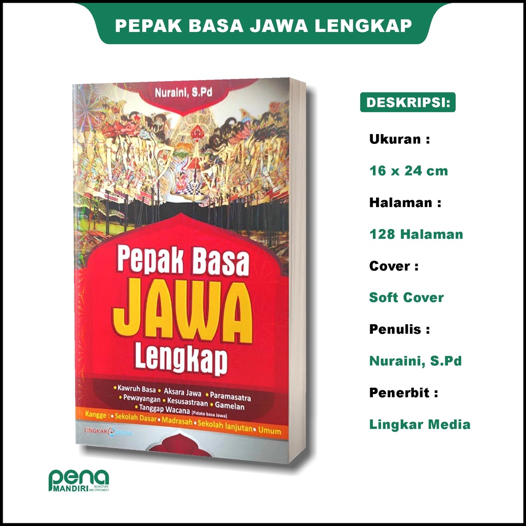 BUKU PEPAK BAHASA JAWA LENGKAP BESAR