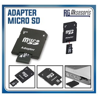 Adapter Micro SD / Card Reader Laptop Adaptor Converter Rumah Memori - Micro SD To SDCard