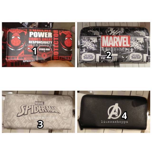 Dompet Miniso - Marvel Women's Wallet (CACAT)