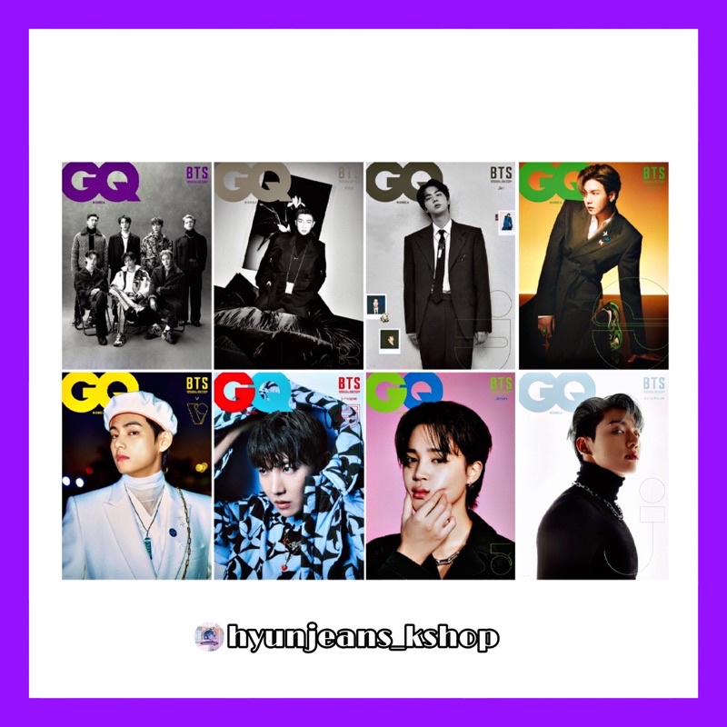 [READY STOCK] BTS GQ Magazine 2022.01 January Januari Issues Majalah Bangtan