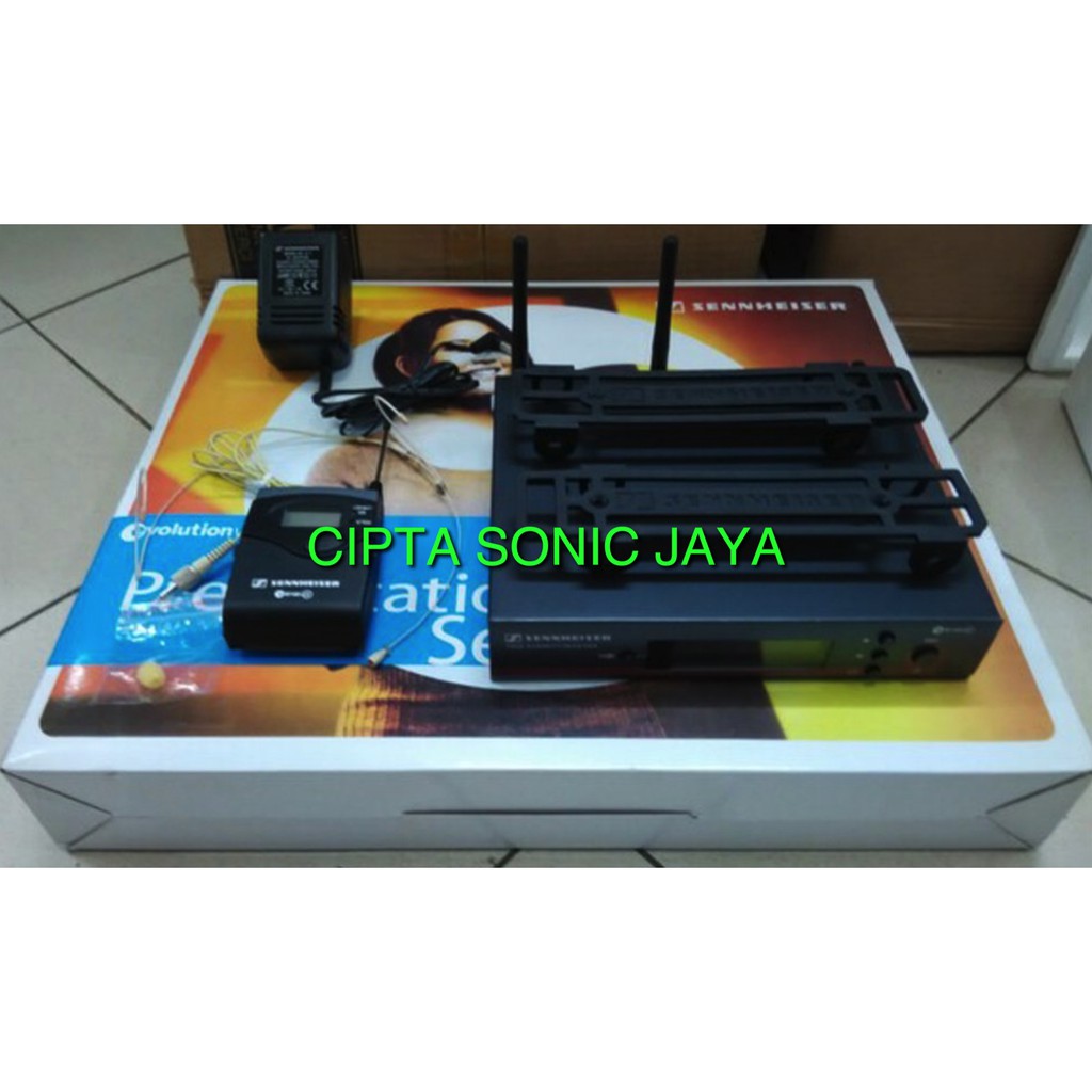 MIKROFON Mic Wirelles Clip On/Headset Sennheiser EW-122G3 atau EW100 G3
