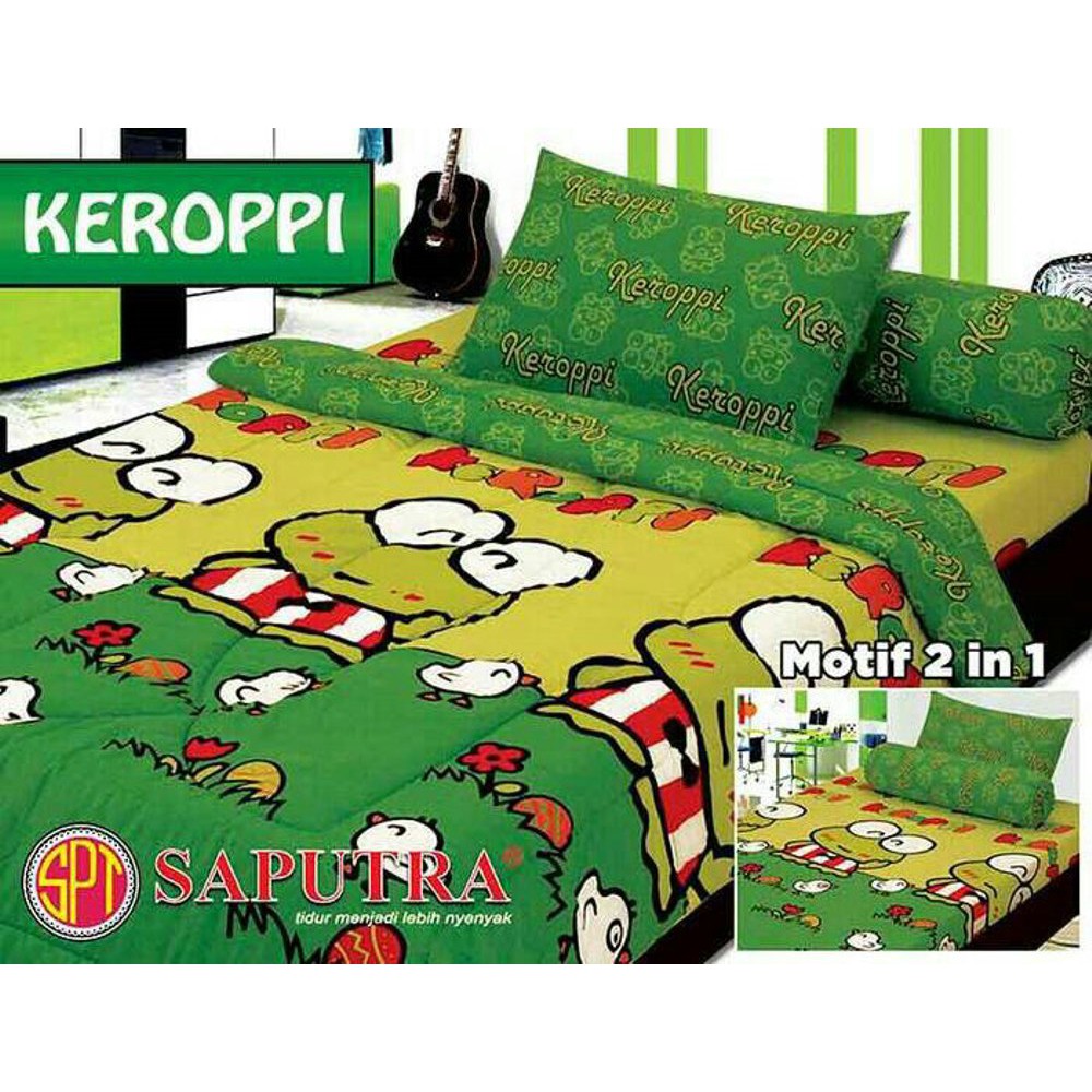 Sprei Keroppi Saputra murah Berkualitas