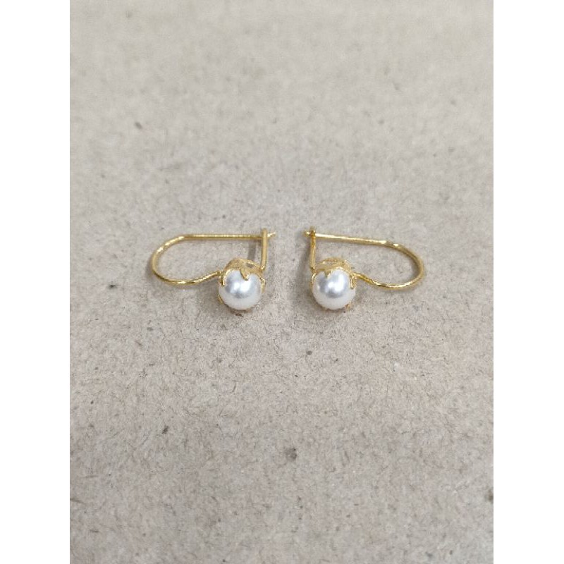 anting desi mutiara 1 gram emas muda