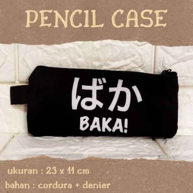 

Tempat pencil / pencil case anime baka kirei platelet oppai isekai JunDW