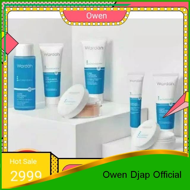 Wardah anti acne paket hemat 6macam(Wardah acne makeups original)