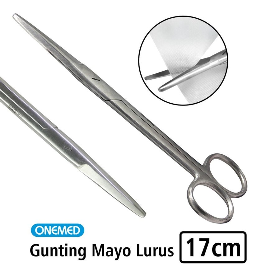 Gunting Mayo Lurus 17cm Onemed OJ