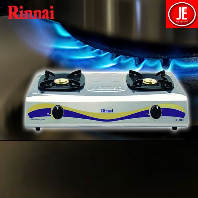 Kompor Rinnai RI-522 E dua Tungku /kompor 2 tungku /Rinnai exotic