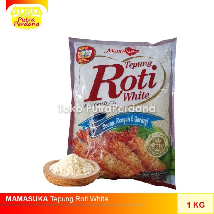 

cs777vv Tepung Roti / Panir / Brad Crumb Putih Mamasuka 1Kg Da01D100