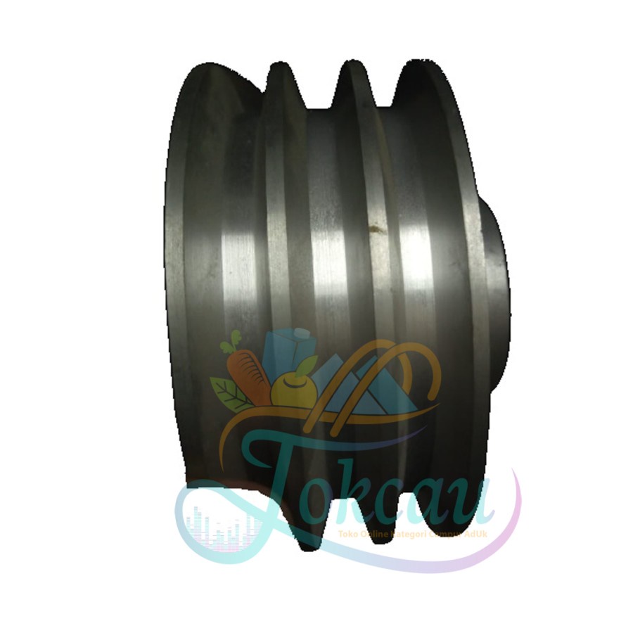 Pulley / Pully / Puli / Poli / Poly / Polly Jalur B3 Diameter 4” Inch As 42 mm 42mm  Aluminium